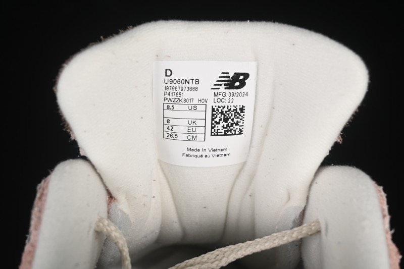 New Balance Joe Freshgoods x New Balance 9060 Retro Casual Running Shoes - U9060NTB