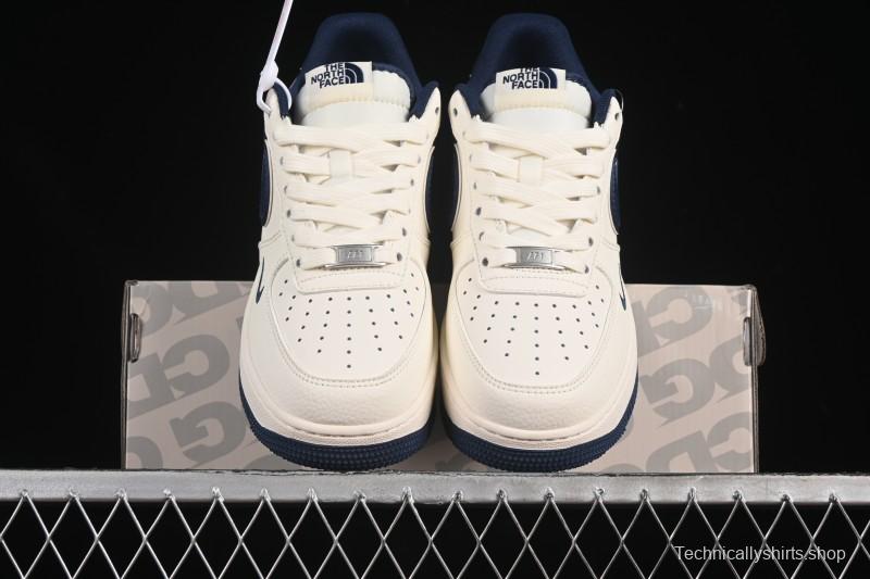 Nike Air Force 1'07 Low North Face Collaboration Dark Blue Sole Casual Sneakers - ZH2598-318