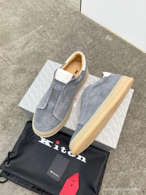 Kiton Men's Four Seasons Classic Casual Slip-On Loafer - AS00320