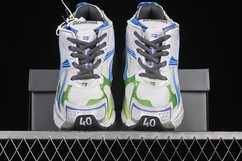 Balenciaga Runner Kith Four Color Retro Casual Shoes - W3RMU9043