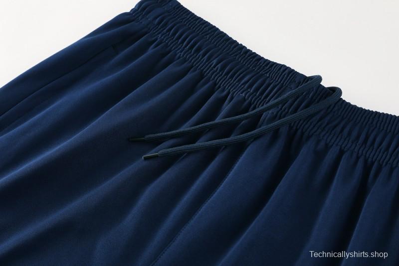 2025 Nike Blue Full Hoodie Zipper Jacket +Long Pants