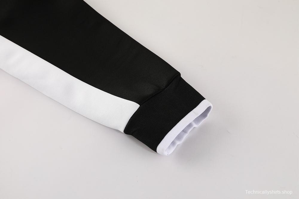 2025 Nike Grey/Black Full Hoodie Zipper Jacket +Long Pants