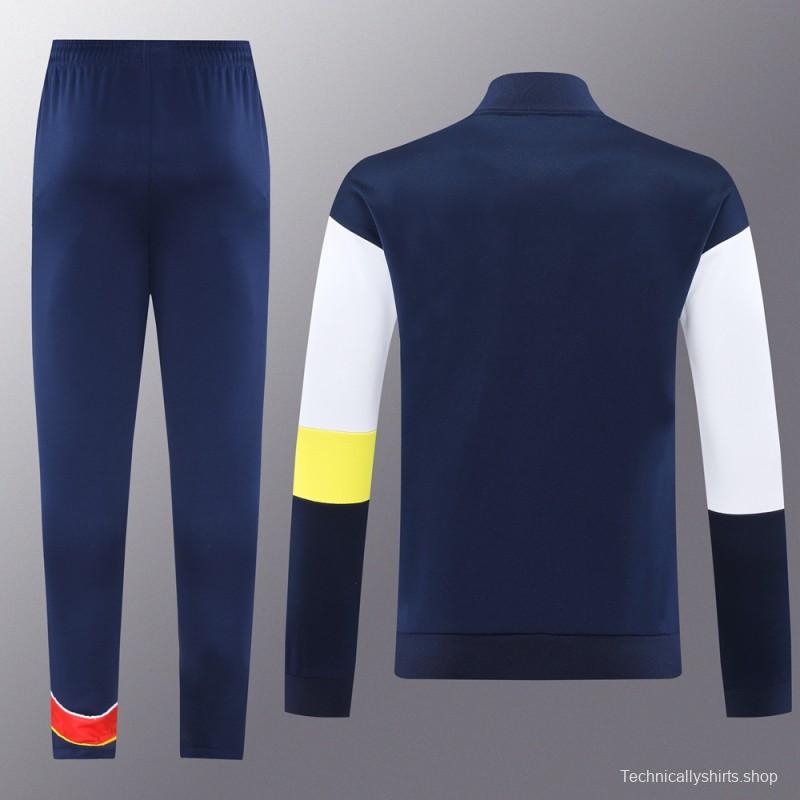 25/26 Arsenal Red/Navy Full Zipper Jacket +Long Pants