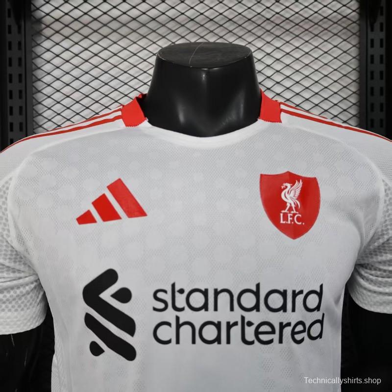 Player Version 25/26 Liverpool Away White Jersey