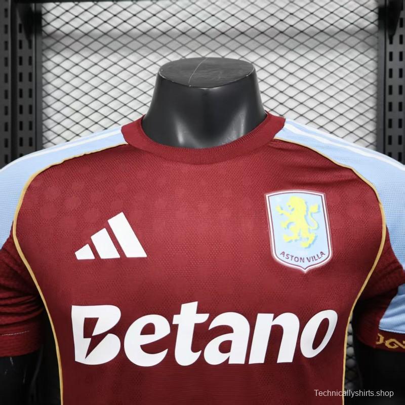Player Version 25/26 Aston Villa Home Jersey