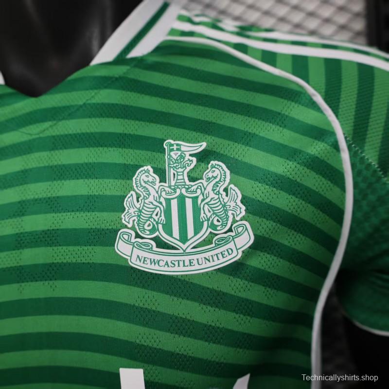 Player Version 25/26 Newcastle United Away Green Jersey