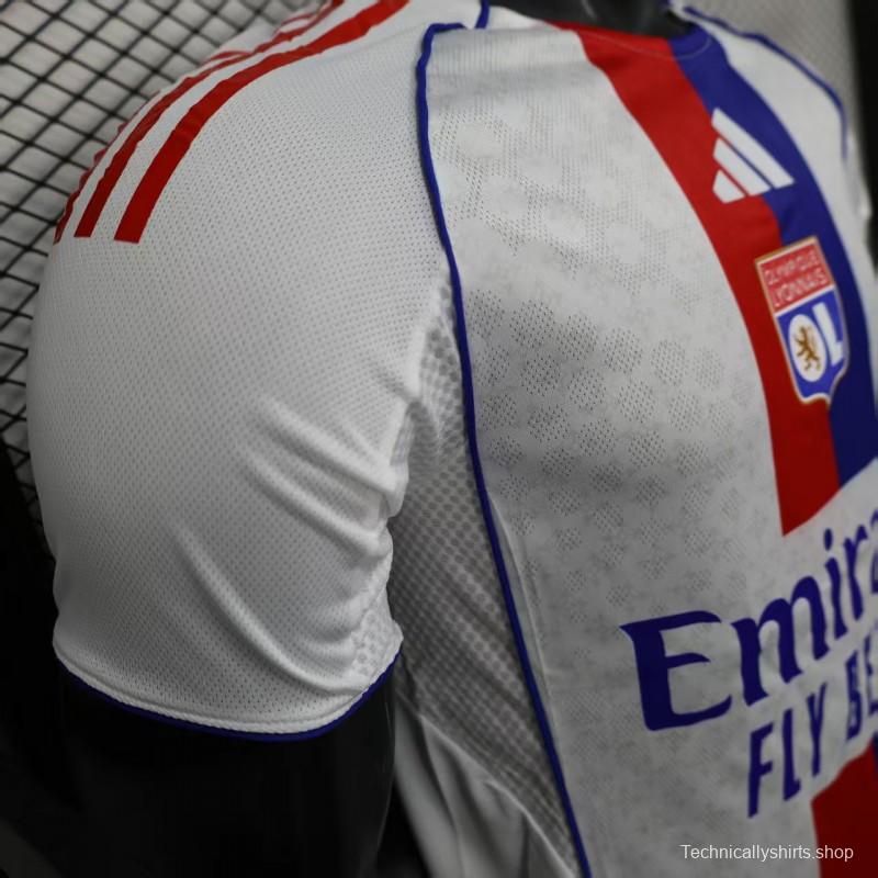 Player Version 25/26 Olympique Lyonnais Lyon Home Jersey
