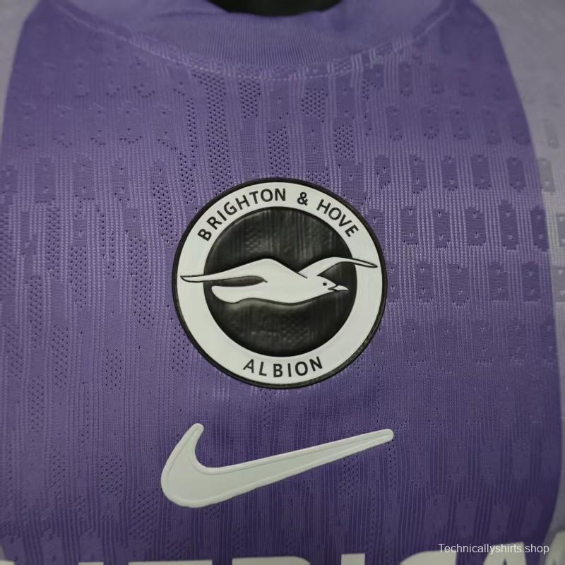 Player Version 25/26 Brighton Hove Albion Away Jersey