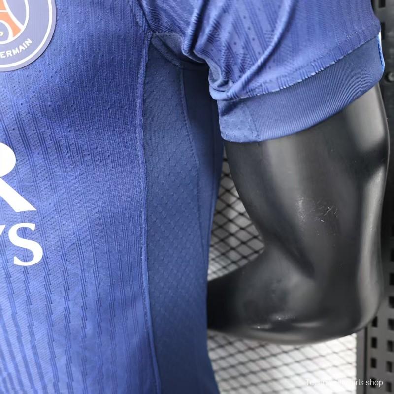 1 Star Player Version 25/26 PSG Home Jersey With Match Date Printing