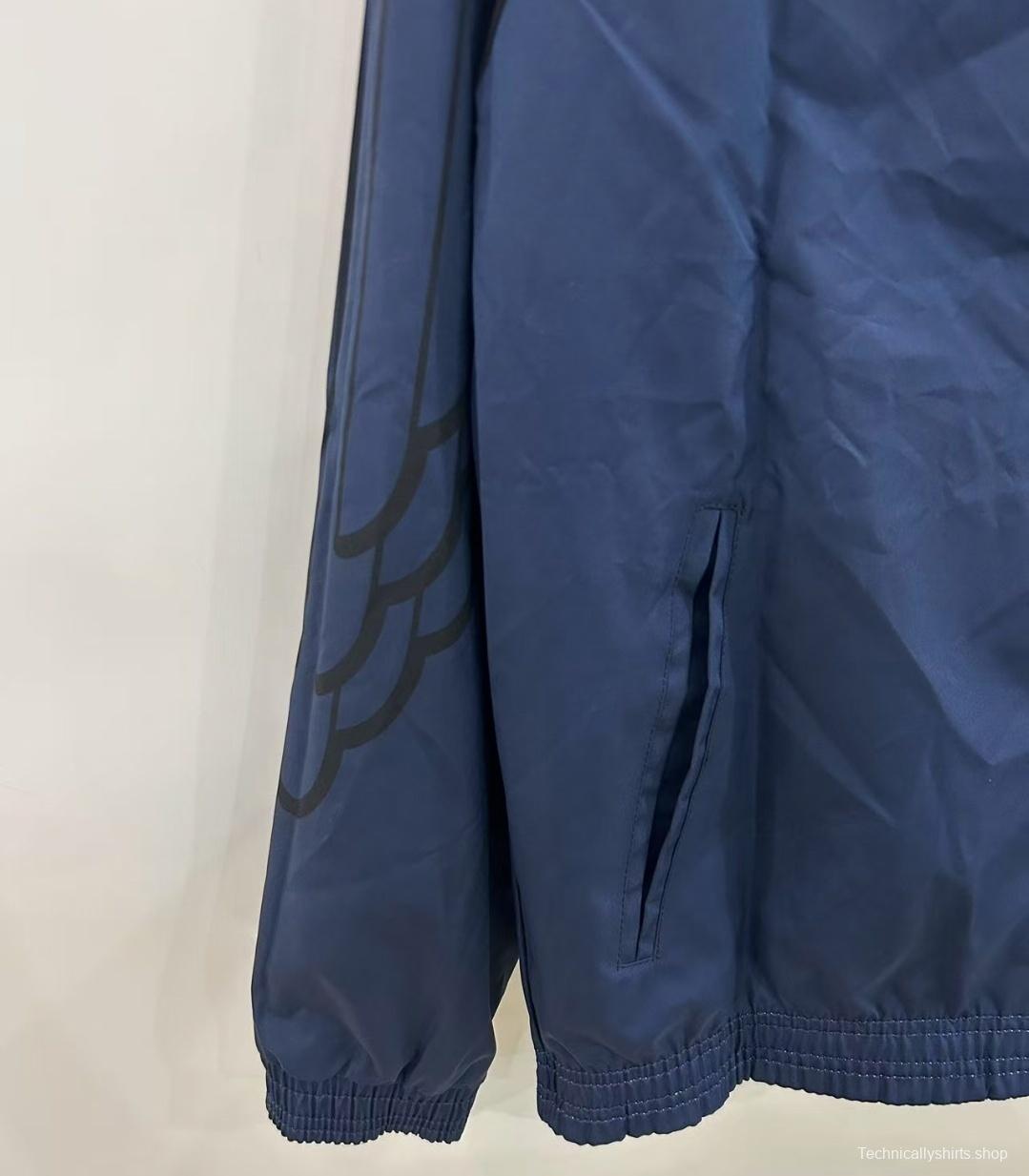 25/26 PSG Reversible White/Navy  Windbreaker