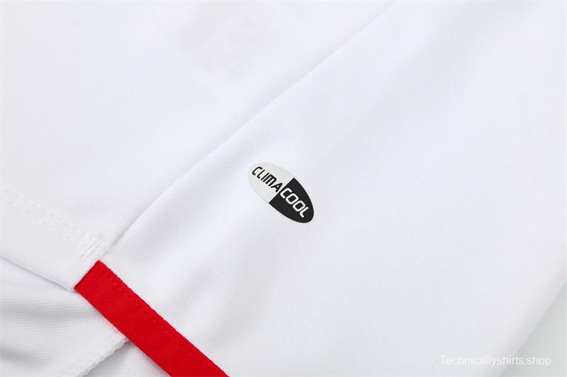 Retro 05/06 AC Milan White Half Zipper Jacket