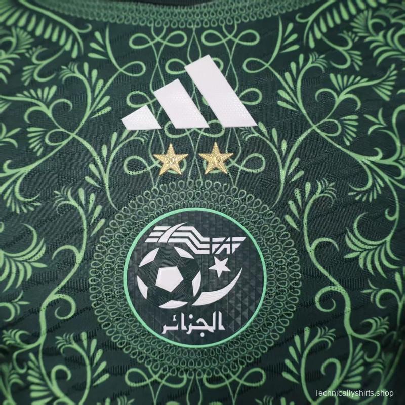 Player Version 2025 Algeria Green Jersey