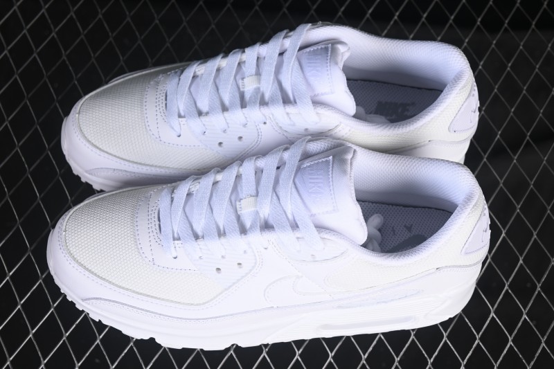 Nike Air Max 90 Retro Running Shoes with Max Air Cushion - CN8490-100