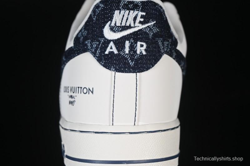 Nike Air Force 1 '07 Low LV Collaboration Denim Patchwork Casual Sneakers - SC0601-556