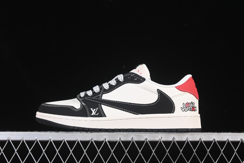 Nike Travis Scott x Fragment Design x Air Jordan 1 Low OG SP AJ1 Low Top Casual Skate Shoes - ZH2598-162