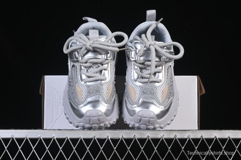 Balenciaga Silver Anti-Slip Casual Kids Shoes - J.C3