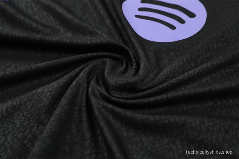 25/26 Barcelona Black Joint Edition with XS Short Sleeve+Soccer Shorts