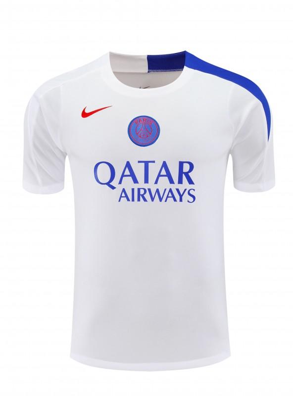 25/26 PSG White Short Sleeve Jersey+Shorts