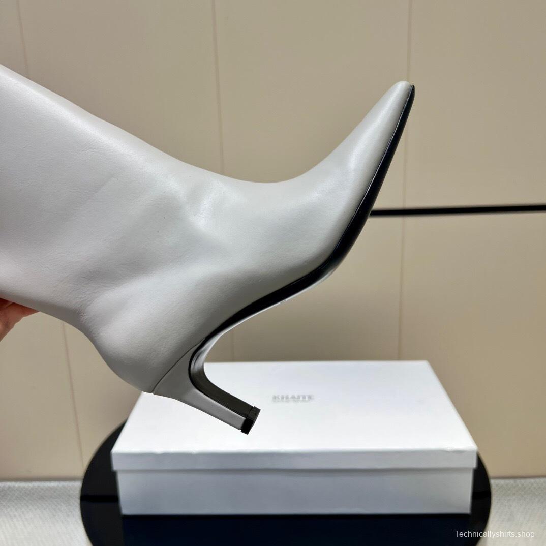 Khaite 2025 SS Square Toe Slip-On High Boots - KFY00490