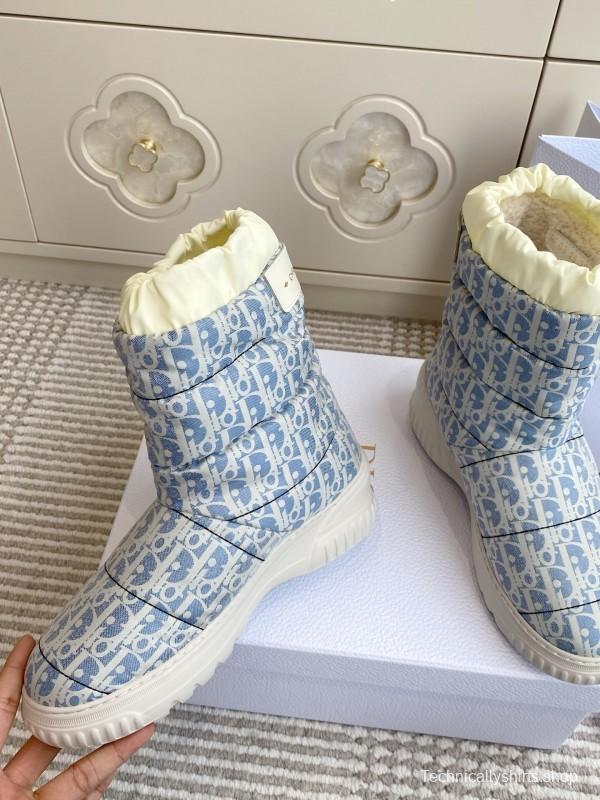 Dior Frost Ankle Boots Wool Platform Snow Boots - KFY00300