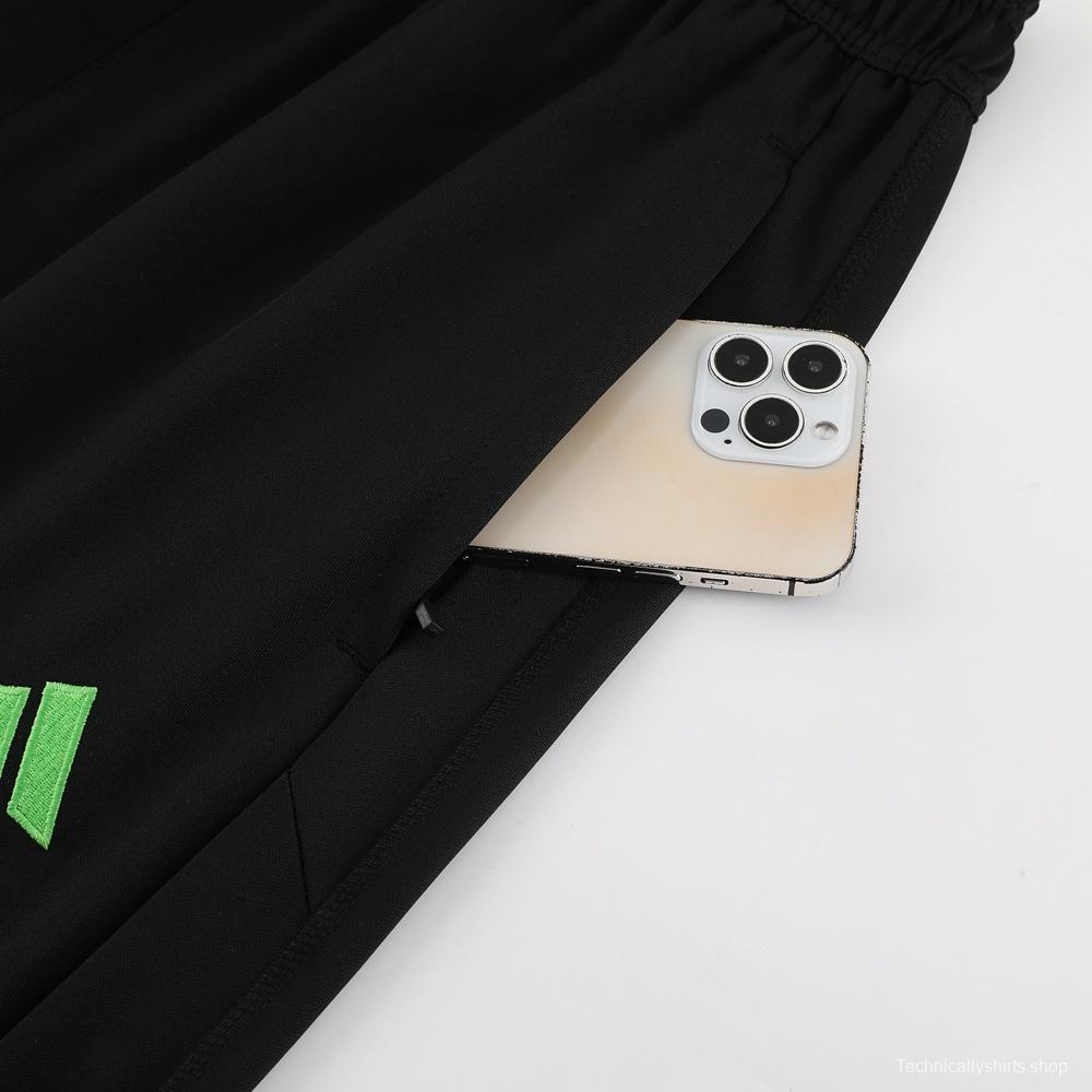 23/24 Bayern Munich Black S-2XL Half Zipper Jacket+Long Pants