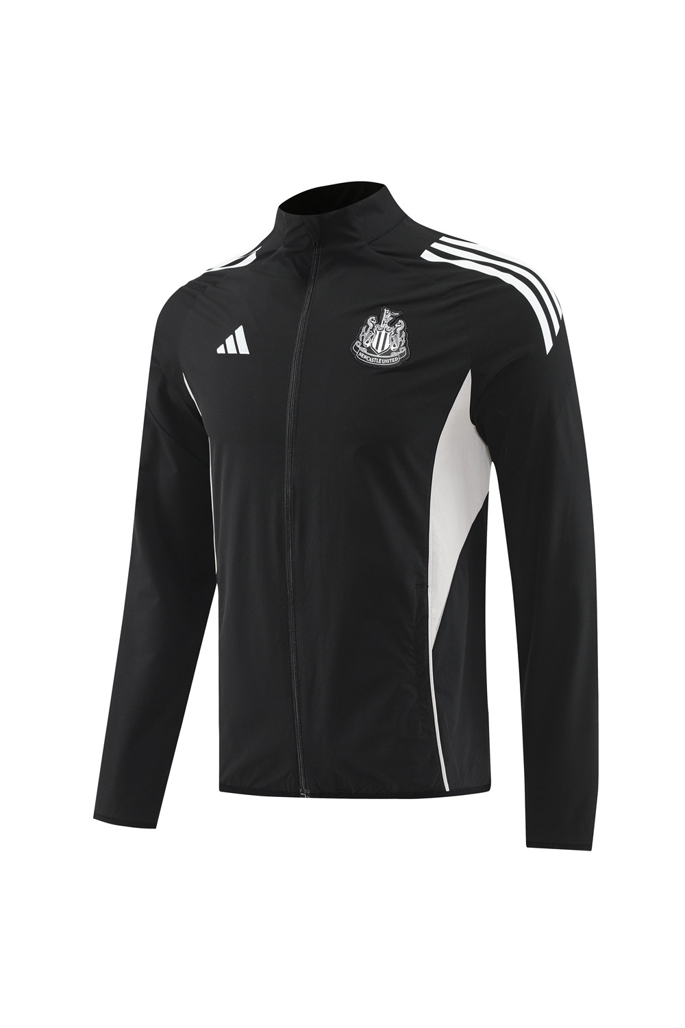 25/26 Newcastle United Black S-3XL Half Zipper Jacket+Long Pants