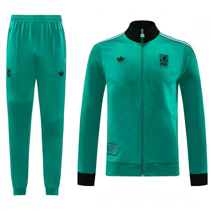 25/26 Liverpool Green Full Zipper Jacket +Long Pants