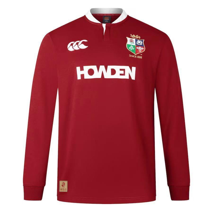 2025 British & Irish Lions Red Long Sleeve Jersey