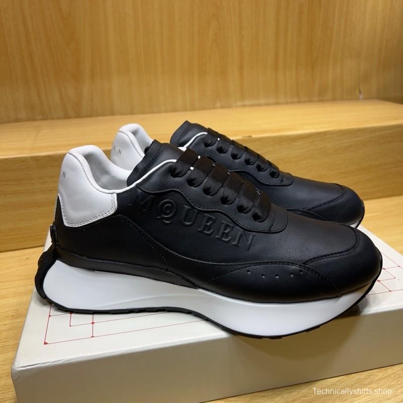 Alexander McQueen Spring 2025 Platform Sneakers with Logo Print - AS00320