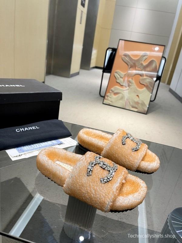 Chanel 2025 SS New Wool Slippers Soft Wool - LY00280