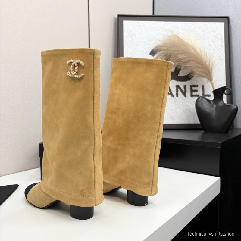 Chanel 2025/SS Small Fragrance Ankle Boots Essential Fall Winter Item - LY00480