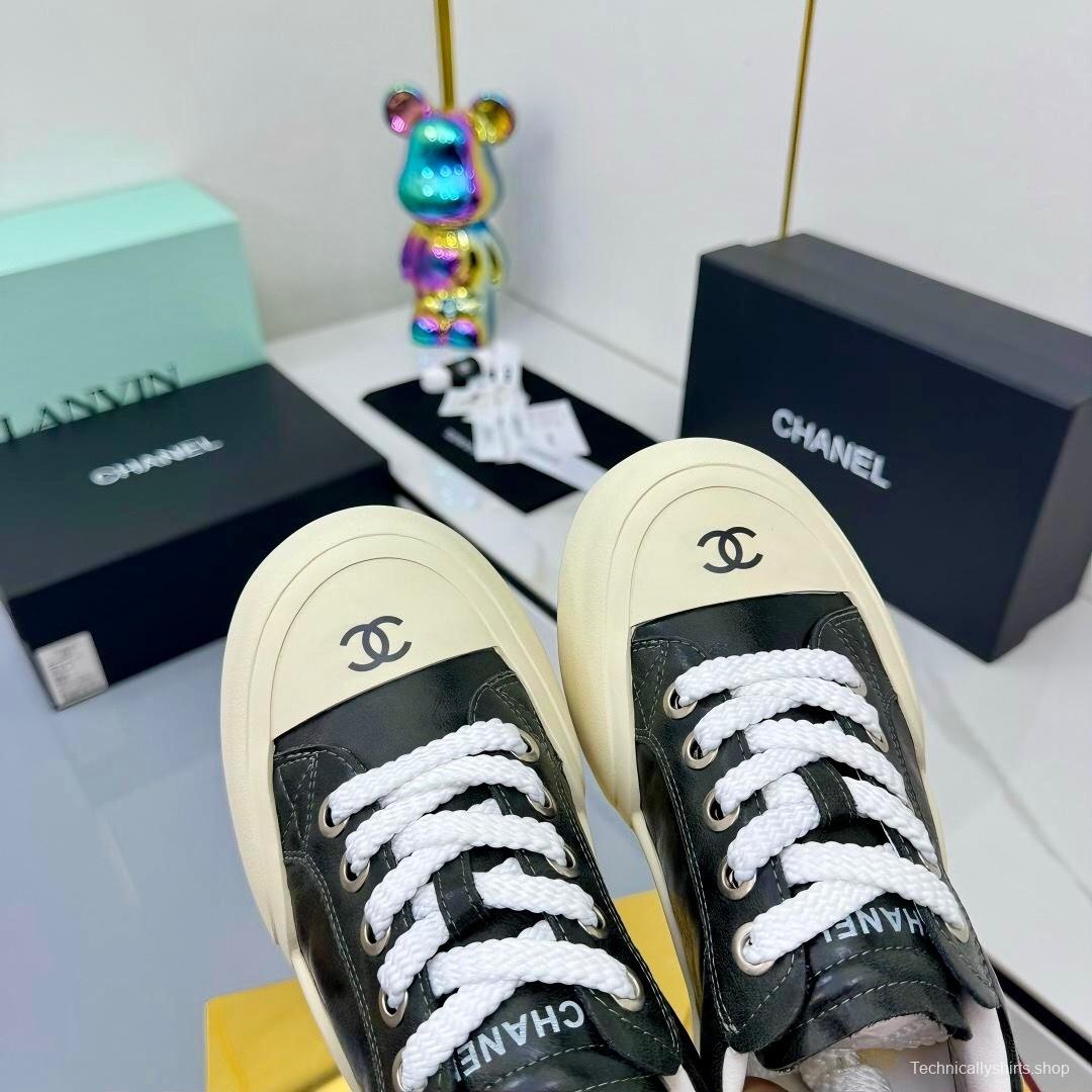 Chanel 2025 SS Panda Loafers Bread Shoes Original Calfskin - LY00320