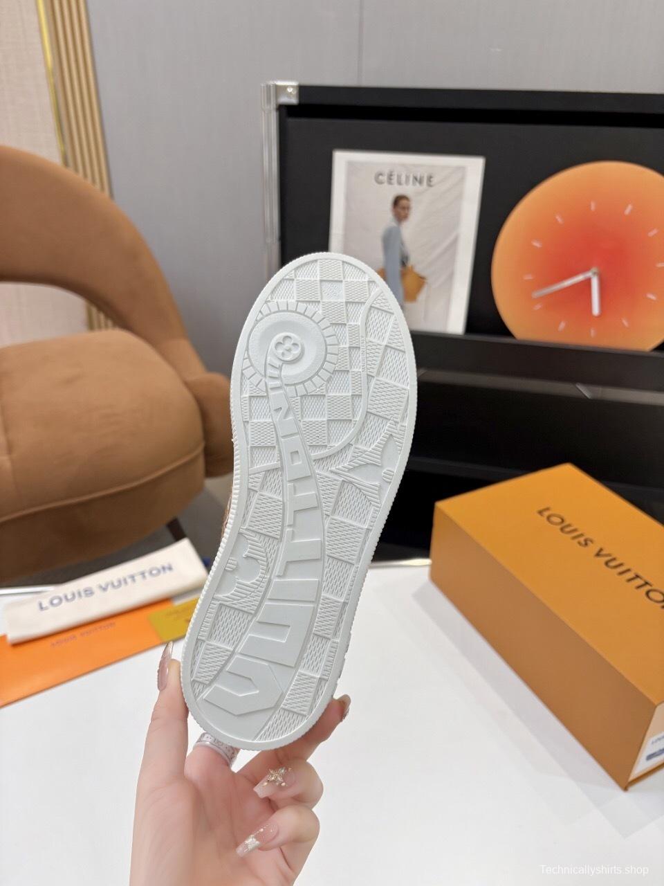 Louis Vuitton Lagoon Series Thick Sole Denim Monogram Skate Sneakers - AS00300