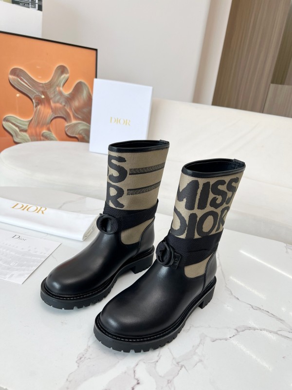 Dior 2025/SS Autumn Winter Boots Retro Work Boots Slip-On - LY00320
