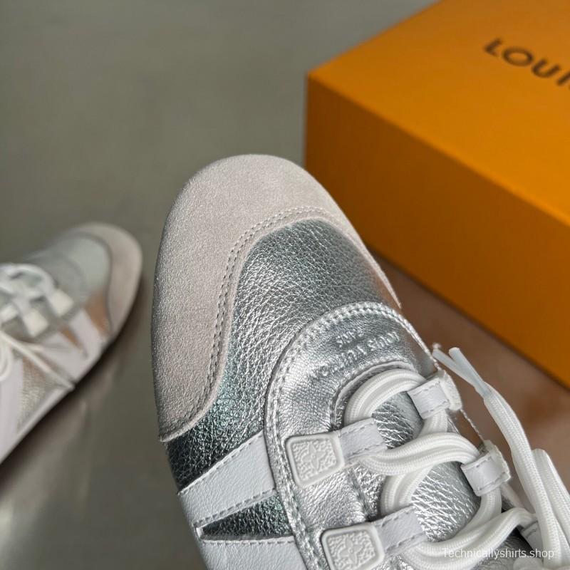 Lv Sneakerina 2025 SS Ballet Round Toe Lace-Up Low Top Lifestyle Casual Shoes - YC