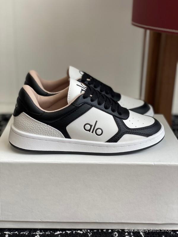 Alo 2025 SS Two-Tone White Sneakers Chunky Sole Comfort Casual - KFY00280