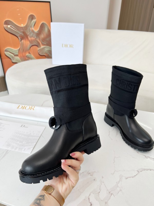 Dior 2025/SS Autumn Winter Boots Retro Work Boots Slip-On - LY00320