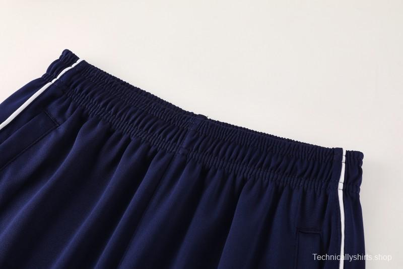 25/26  Adidas Navy Blue Full zipper Jacket Tracksuit+ long pants