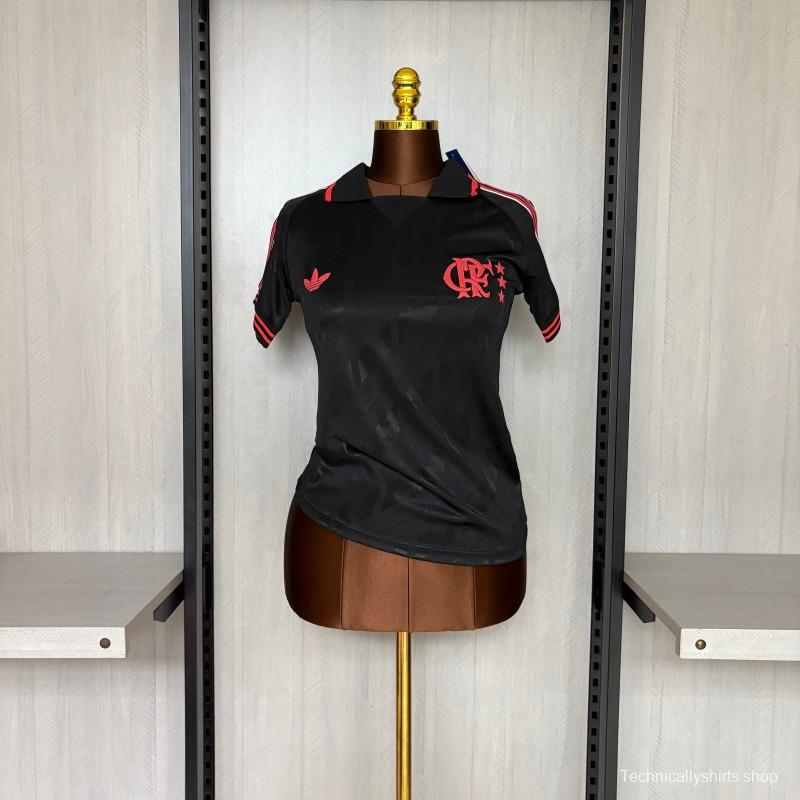 25/26 Women Flamenco Retro Black Jersey