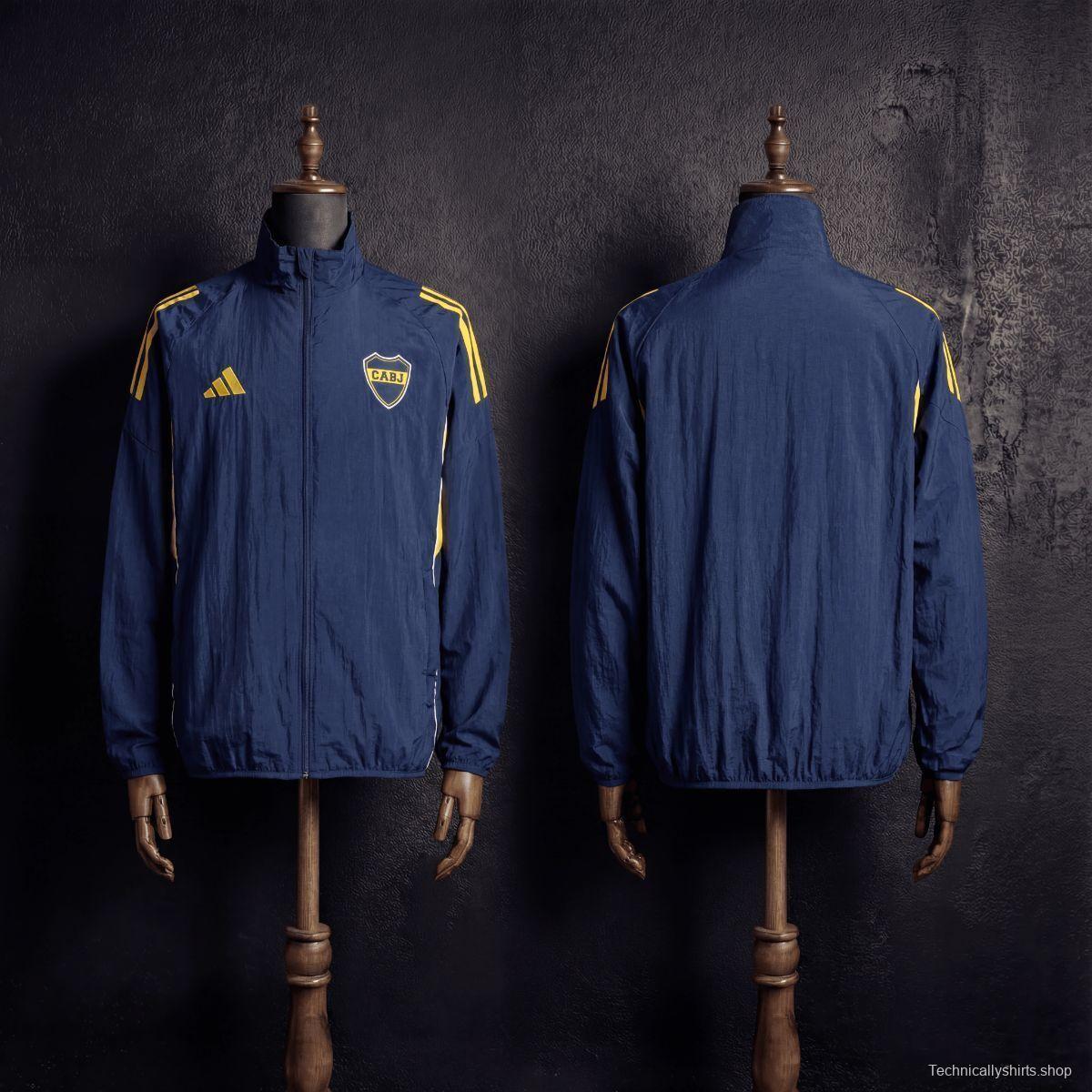 2026 Boca Juniors Black Jacket Windbreaker
