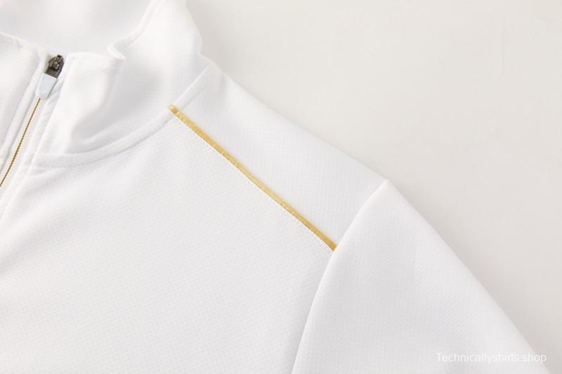 2026 NIKE White Full Zipper Jacket + Long Pants