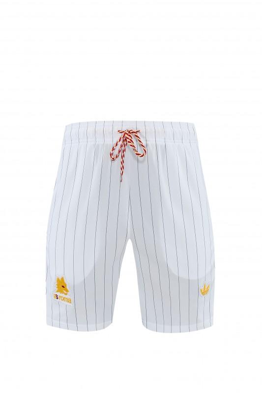 26/27 AS Roma White Short Sleeve+Soccer Shorts