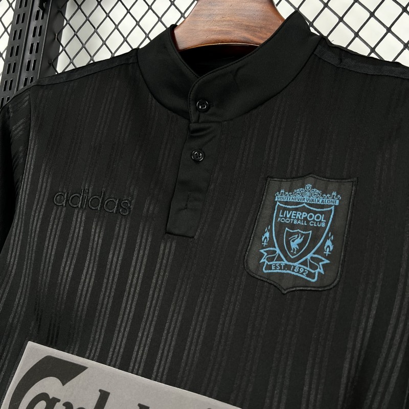 25/26 Liverpool Vintage 95/96 Remake Black Jersey