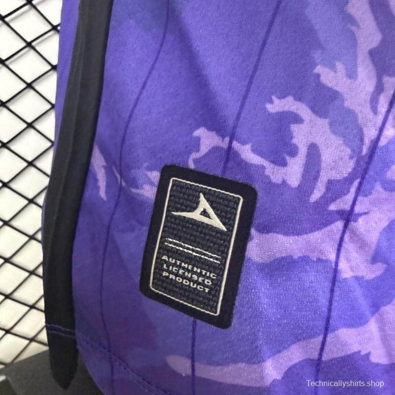 Player Version 25/26 Mazatlán FC Purple with Marble Wash Texture Jersey