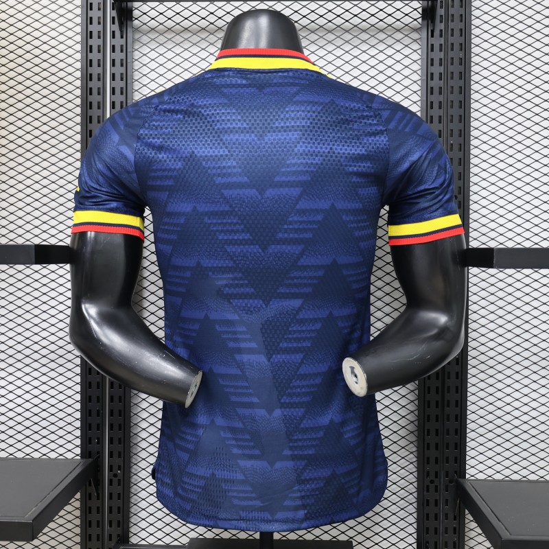 layer Version 26/27 Arsenal Navy Blue with Geometric Pattern Third Jersey