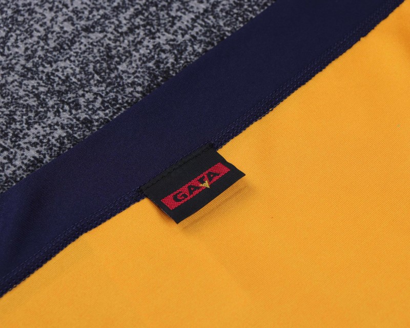 Retro Kids 00/01 AS Roma Maroon and Yellow Home Jersey