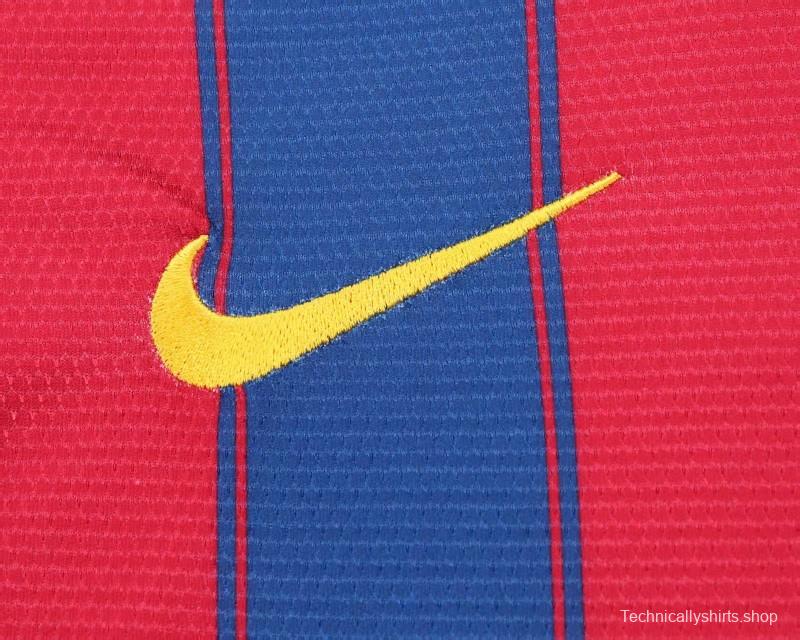 Retro Kids 09/10 FC Barcelona Home Jersey