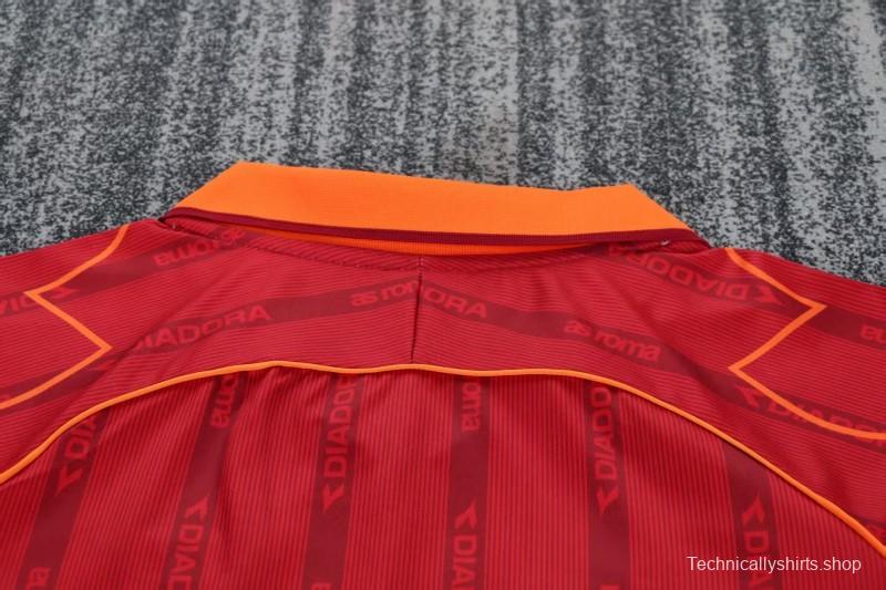 Retro Kids 99/00 Roma Home Jersey