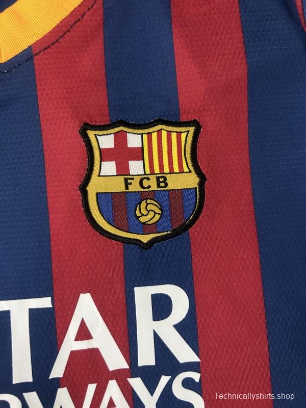 Retro Kids 13/14 FC Barcelona Home Jersey