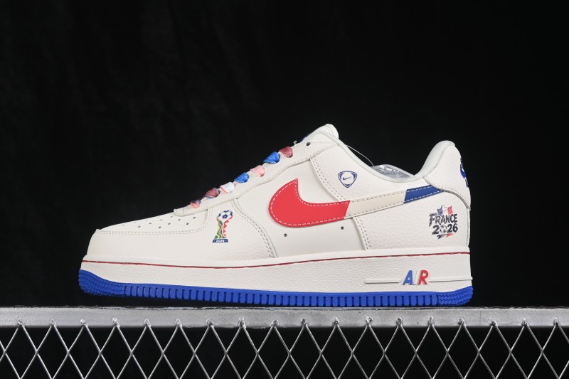 Nike Air Force 1 '07 Low World Cup Theme Casual Basketball Shoes with Full-Length Air Cushion - DW8806-015